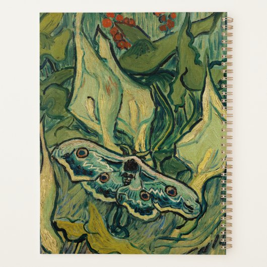 Vincent van Gogh - Reuzenpauw Planner (Achterkant)