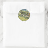 Vincent van Gogh - Rieten Huizen Ronde Sticker (Tas)