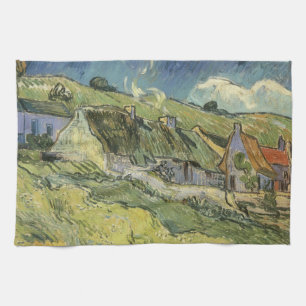 Vincent van Gogh - Rieten Huizen Theedoek