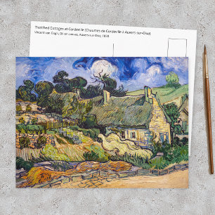 Vincent Van Gogh - Rietgedekte Huizen bij Cordevil Briefkaart