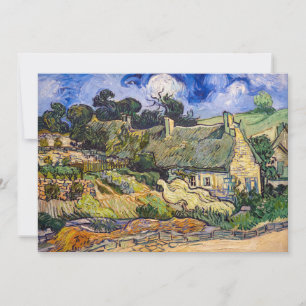 Vincent Van Gogh - Rietgedekte Huizen bij Cordevil Kaart