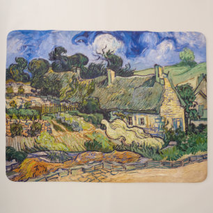 Vincent Van Gogh - Rietgedekte Huizen bij Cordevil Sherpa Deken