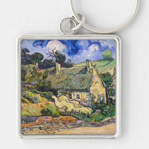 Vincent Van Gogh - Rietgedekte Huizen bij Cordevil Sleutelhanger