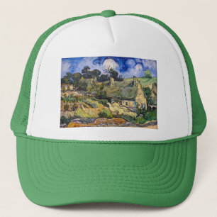 Vincent Van Gogh - Rietgedekte Huizen bij Cordevil Trucker Pet
