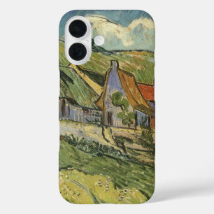 Vincent van Gogh - Rietgedekte Huizen iPhone 16 Hoesje