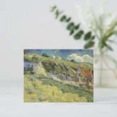 Vincent van Gogh - Rijtjeshuisjes Briefkaart (Staand voorkant)