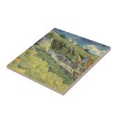 Vincent van Gogh - Rijtjeshuisjes Tegeltje (Zijkant)