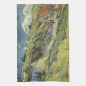 Vincent van Gogh - Rijtjeshuisjes Theedoek (Verticaal)