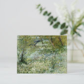 Vincent van Gogh River Bank Briefkaart | mooi (Staand voorkant)