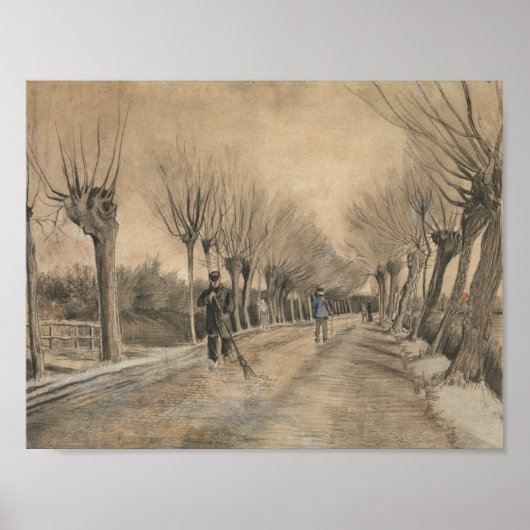 Vincent van Gogh - Road in Etten Poster (Voorkant)