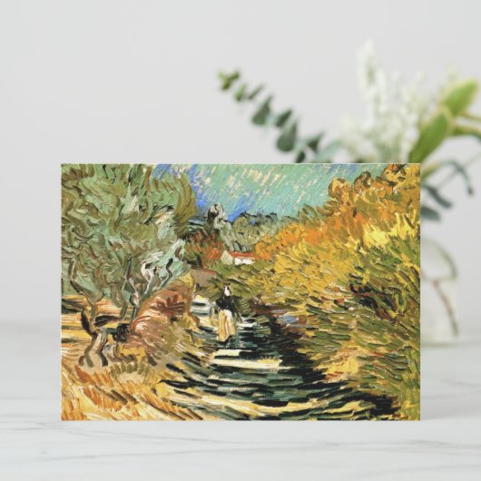 Vincent van Gogh Road in Saint-Remy, Vrouw Figuur (Staand voorkant)