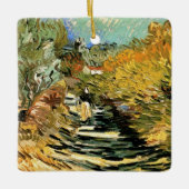 Vincent van Gogh Road in Saint-Remy, Vrouw Figuur Keramisch Ornament (Voorkant)