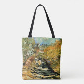 Vincent van Gogh Road in Saint-Remy, Vrouw Figuur Tote Bag (Achterkant)