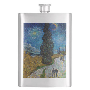 Vincent van Gogh - Road met Cypress en Star Flacon