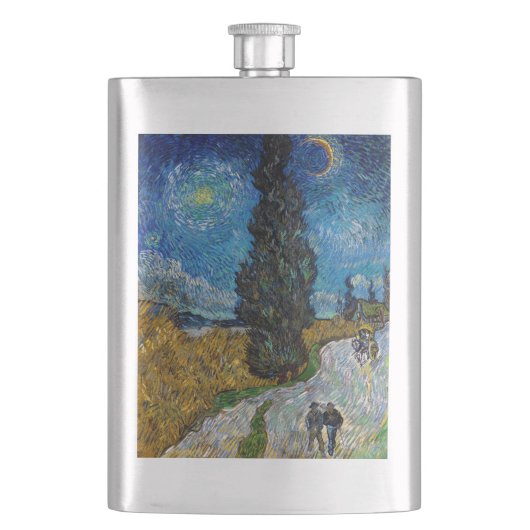 Vincent van Gogh - Road met Cypress en Star Flacon (Voorkant)