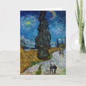 Vincent van Gogh - Road met Cypress en Star Kaart (Voorkant)