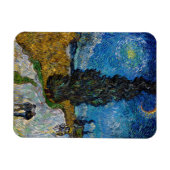 Vincent van Gogh - Road met Cypress en Star Magneet (Horizontaal)