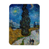 Vincent van Gogh - Road met Cypress en Star Magneet (Verticaal)