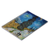 Vincent van Gogh - Road met Cypress en Star Notitieboek (Linkerzijde)
