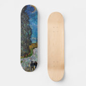 Vincent van Gogh - Road met Cypress en Star Persoonlijk Skateboard (Voorkant)