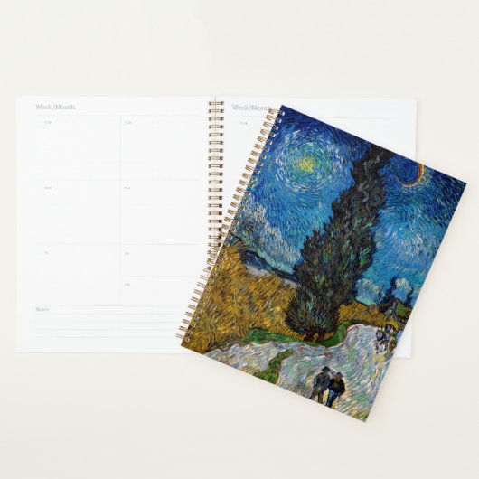 Vincent van Gogh - Road met Cypress en Star Planner (Display)