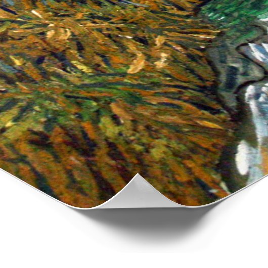 Vincent van Gogh Road met Cypress en Star Poster (Hoek)