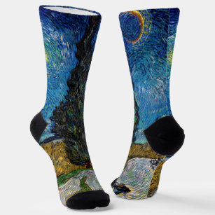 Vincent van Gogh - Road met Cypress en Star Sokken