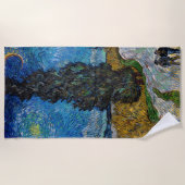 Vincent van Gogh - Road met Cypress en Star Strandlaken (Voorkant)