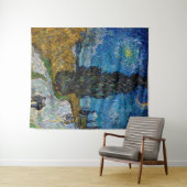 Vincent van Gogh - Road met Cypress en Star Wandkleed (In Situ (horizontaal))