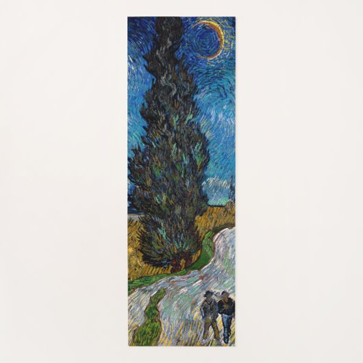 Vincent van Gogh - Road met Cypress en Star Yogamat (Voorkant)