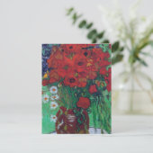 Vincent Van Gogh - Rode Klaprozen en Madeliefjes Bedankkaart (Staand voorkant)