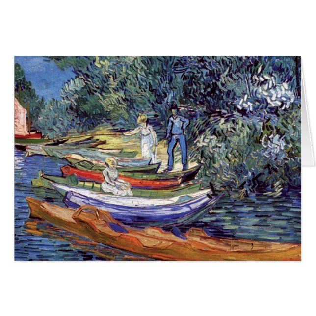 Vincent Van Gogh - Roeiboten op de oevers van de O (Voorkant Horizontaal)