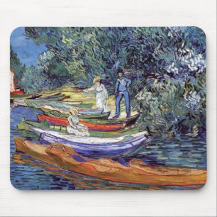 Vincent Van Gogh - Roeiboten op de oevers van de O Muismat