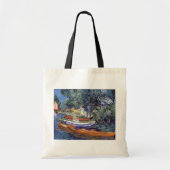 Vincent van Gogh - roeiboten op de oise Tote Bag (Voorkant)