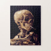Vincent Van Gogh - Roken Skull Skeleton Legpuzzel (Verticaal)