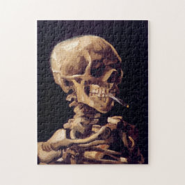 Vincent Van Gogh - Roken Skull Skeleton Legpuzzel