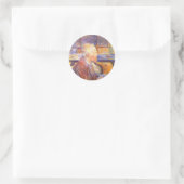 Vincent Van Gogh Ronde Sticker (Tas)