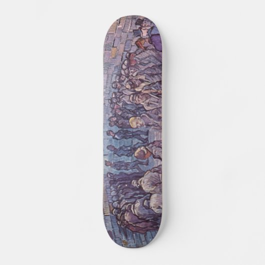 Vincent Van Gogh - Ronde van gevangenen Skateboard (Voorkant)