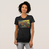 Vincent van Gogh - Roodwijngaard bij Arles Paintin T-shirt (Voorkant volledig)