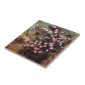 Vincent van Gogh - Rosebush in Blossom Fine Art Tegeltje (Zijkant)