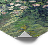 Vincent Van Gogh - Rosebush in Blossom Poster (Hoek)