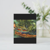 Vincent Van Gogh Rowing Boats Briefkaart (Staand voorkant)