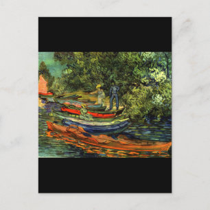 Vincent Van Gogh Rowing Boats Briefkaart