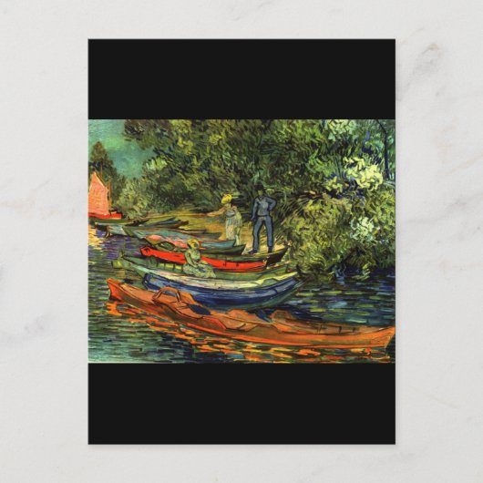 Vincent Van Gogh Rowing Boats Briefkaart (Voorkant)