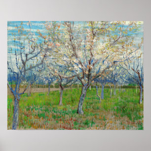 Vincent van Gogh - Roze Boomgaard Poster