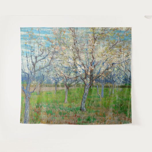 Vincent van Gogh - Roze Boomgaard Wandkleed (Voorkant (horizontaal))