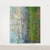 Vincent van Gogh - Roze Boomgaard Wandkleed (Voorkant)