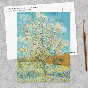 Vincent van Gogh - Roze Perenboom in Bloei Briefkaart
