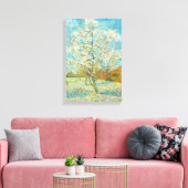 Vincent van Gogh - Roze Perenboom in Bloei Canvas Afdruk (Insitu (Woonkamer))