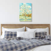 Vincent van Gogh - Roze Perenboom in Bloei Canvas Afdruk (Insitu (Slaapkamer))